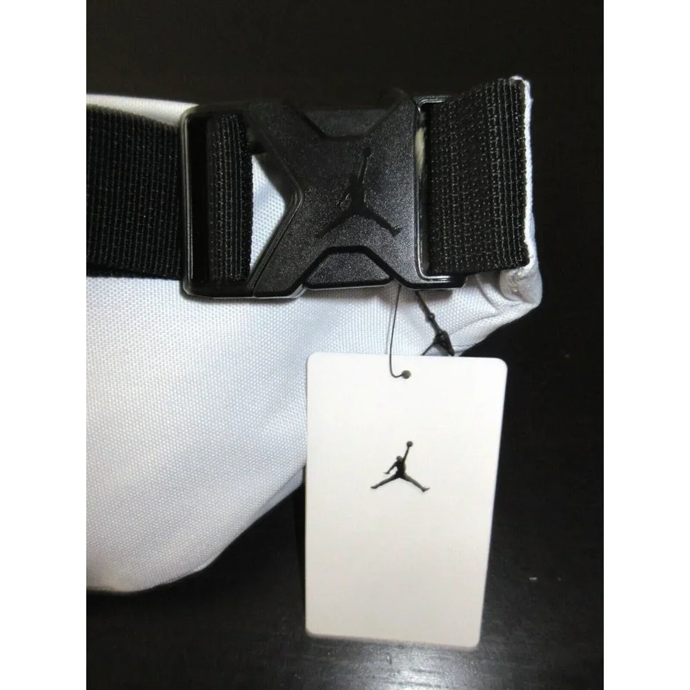 Nike Jordan Air Crossbody Fanny Pack Waist Belt Bag White Black Red NWT - Picture 3 of 7